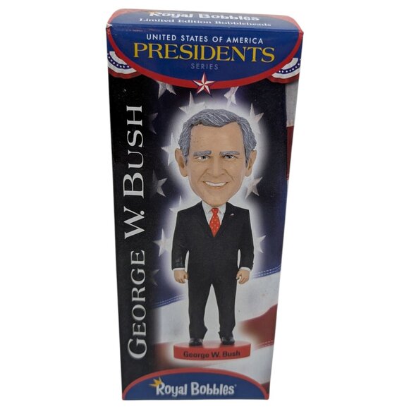 Royal Bobbles Bobblehead US Presidents George W. Bush Collectible 2014 - Picture 2 of 12